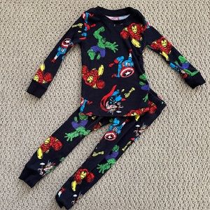 Marvel Superhero 3T pajama set w/ Iron Man, Thor, Captain America & The Hulk